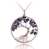 7 Chakra Tree Of Life Necklace - TantricJewels