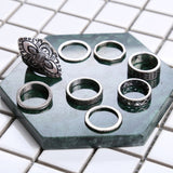 Lotus Ring Set