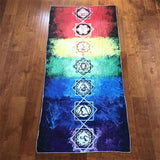 Chakra Rainbow Tapestry Yoga Mat