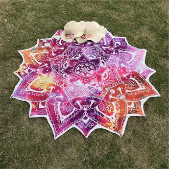 Yoga Chakra Mandala Tapestry
