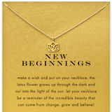 Lotus New Beginnings Necklace