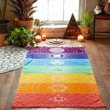7 Chakra Yoga Tapestry Mat