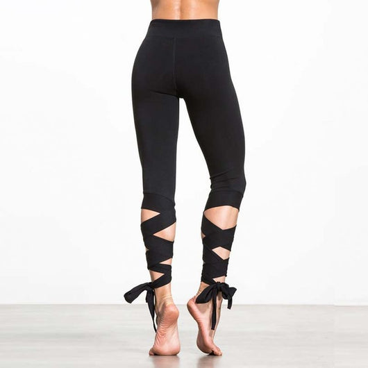 HUTOBI High Waist Criss Cross Ballerina Crossover Leggings For Women  Perfect For Ballet, Dance, And Fitness Workouts From Baiqian, $18.5