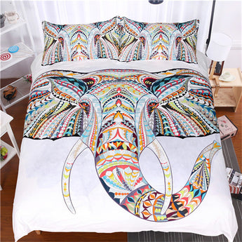 Mandala Elephant Bedding Set