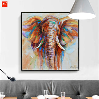 Sacred Elephant Canvas Wall Art