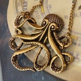 Octopus Chain Pendant Necklace
