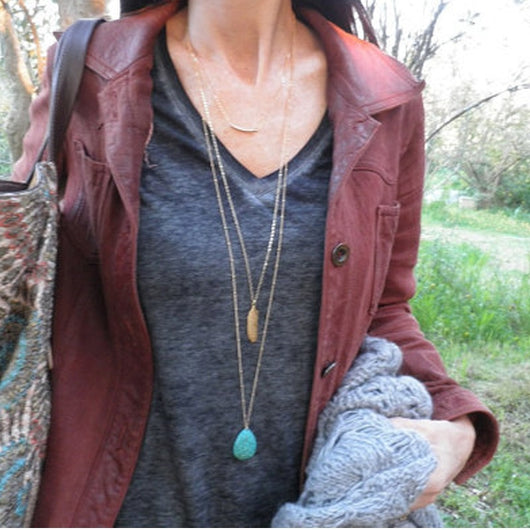 Turquiose Layered Necklace