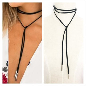 Fashion Bow Choker Necklace - TantricJewels