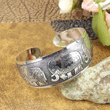 Tibetan Silver Elephant Bracelet