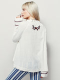 Shannon Embroidered Loose Boho Top