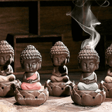 Lotus Little Buddha Incense Burner